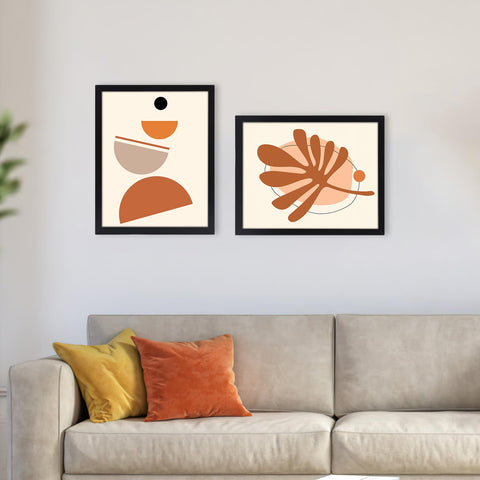Hoikwo example gallery wall in living room demonstrating cohesive multi-frame display