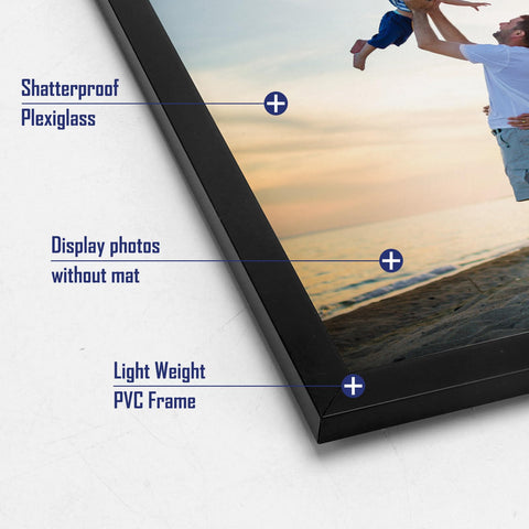 Hoikwo slim border profile showing lightweight edge that keeps focus on image
