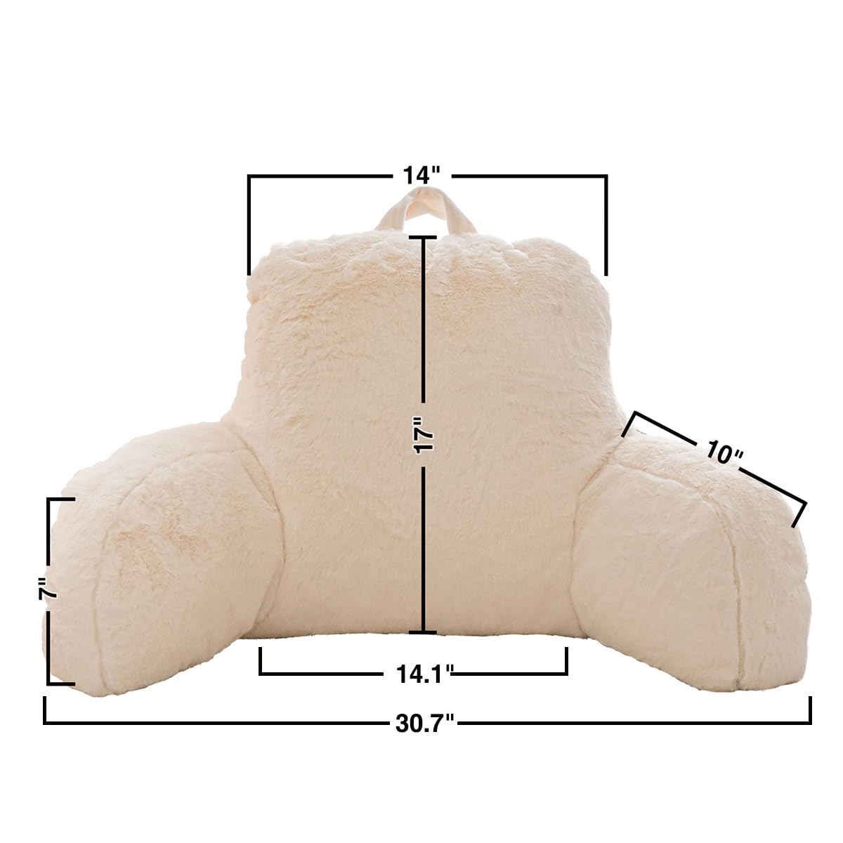 Holawakaka close-up of faux rabbit fur texture providing soft-feel comfort