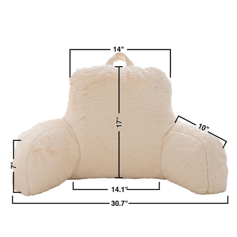 Holawakaka close-up of faux rabbit fur texture providing soft-feel comfort