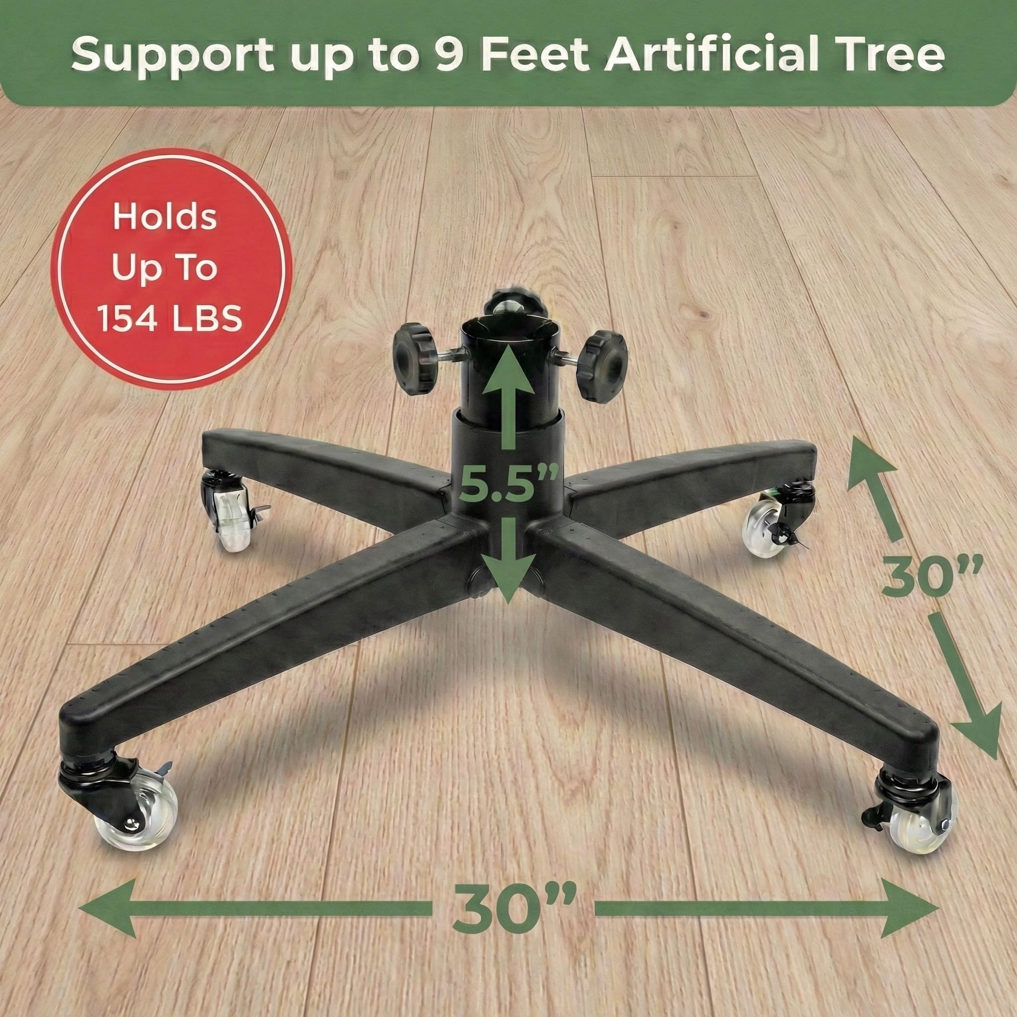 HOLDN’ STORAGE adjustable legs detail highlighting reinforced strength benefit