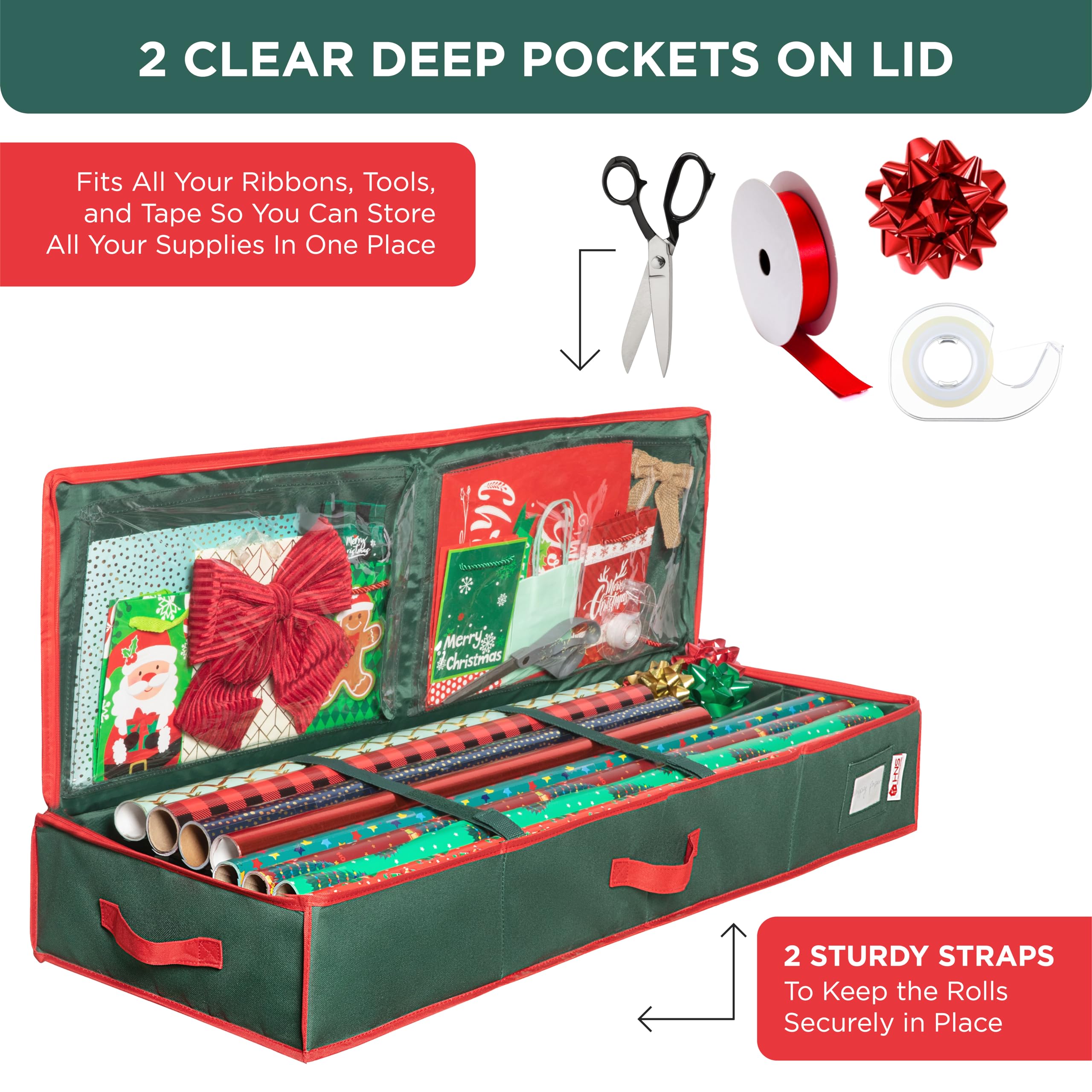 HOLDN’ STORAGE sturdy dual straps close-up for balanced carrying