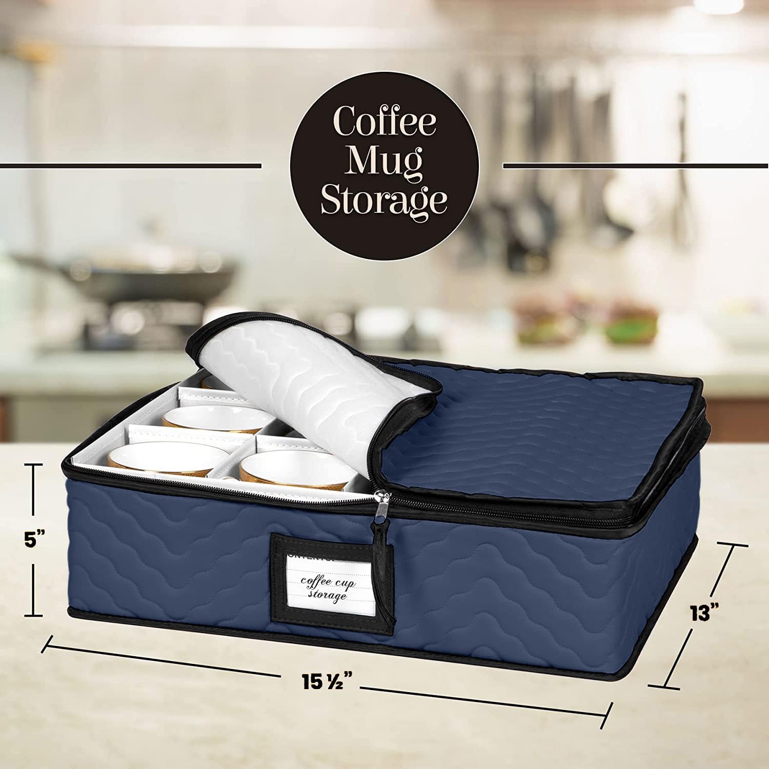 HOLDN’ STORAGE clear label pocket with insert for quick content identification