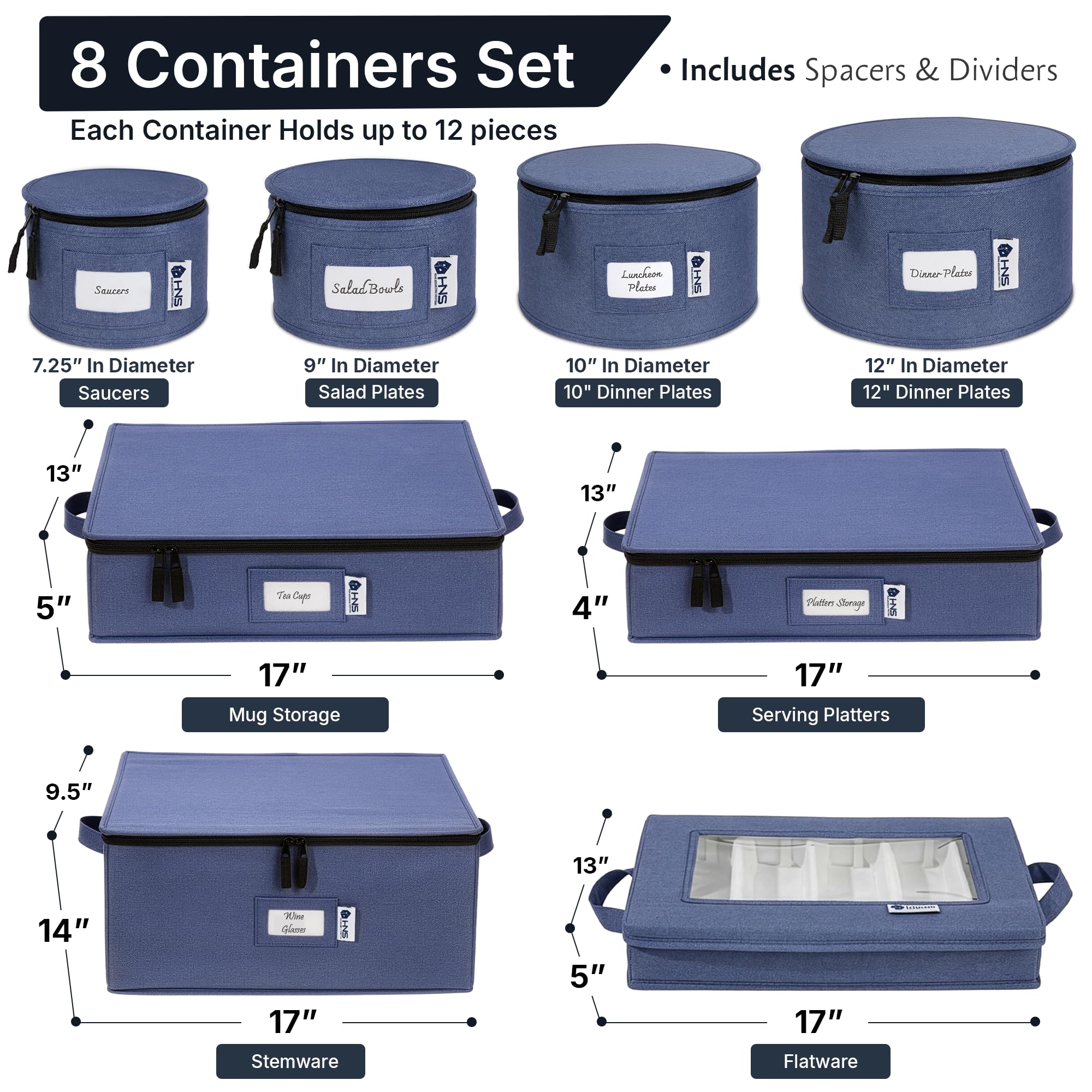 HOLDN’ STORAGE felt dividers close-up preventing chips and scratches