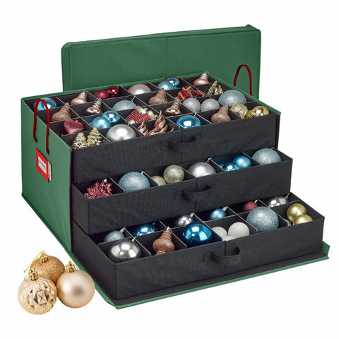 HOLDN’ STORAGE front exterior box in green protecting ornaments