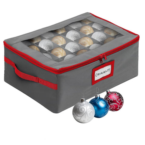 HOLDN’ STORAGE front view with clear lid shows easy identification benefit