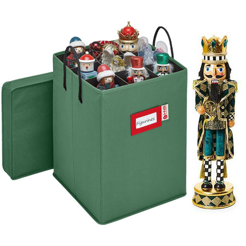 HOLDN’ STORAGE front view of green storage box showing secure closure and protective design