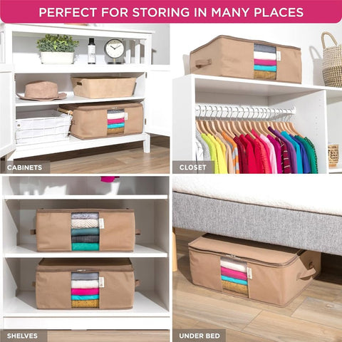 HOLDN’ STORAGE close-up of handle and zipper showing durability and easy transport benefit