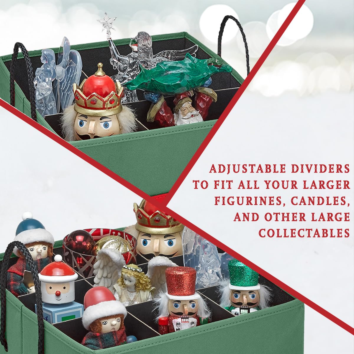 HOLDN’ STORAGE interior padding detail highlighting cushioning for fragile collectibles