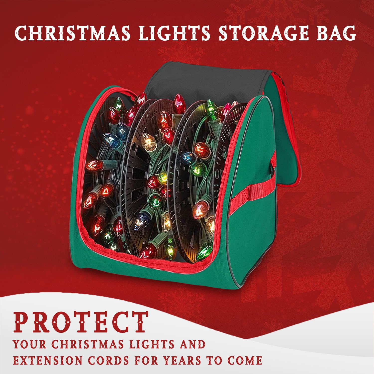 HOLDN’ STORAGE interior PVC lining protecting lights from moisture