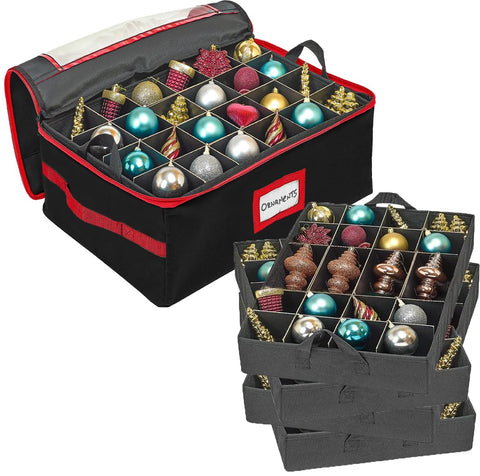 HOLDN’ STORAGE lifestyle scene in a holiday room demonstrating neat seasonal organization