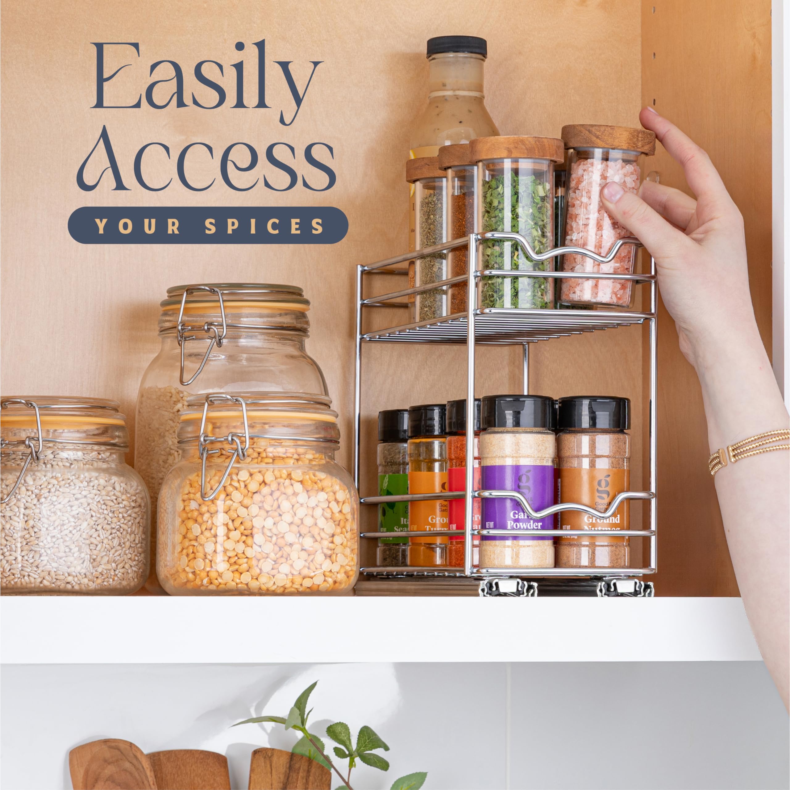 HOLDN’ STORAGE integrated into kitchen counter demonstrating space-saving benefit