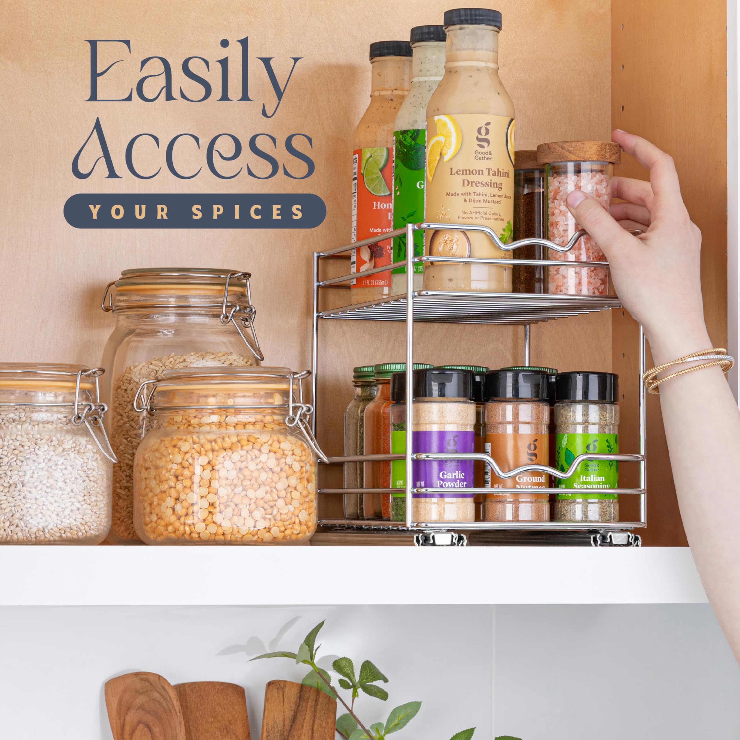 HOLDN’ STORAGE in a kitchen scene improving organization and countertop clarity