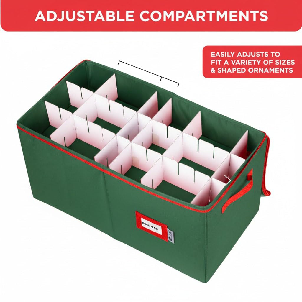 HOLDN’ STORAGE open top showing adjustable dividers for organization