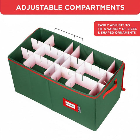 HOLDN’ STORAGE open top showing adjustable dividers for organization