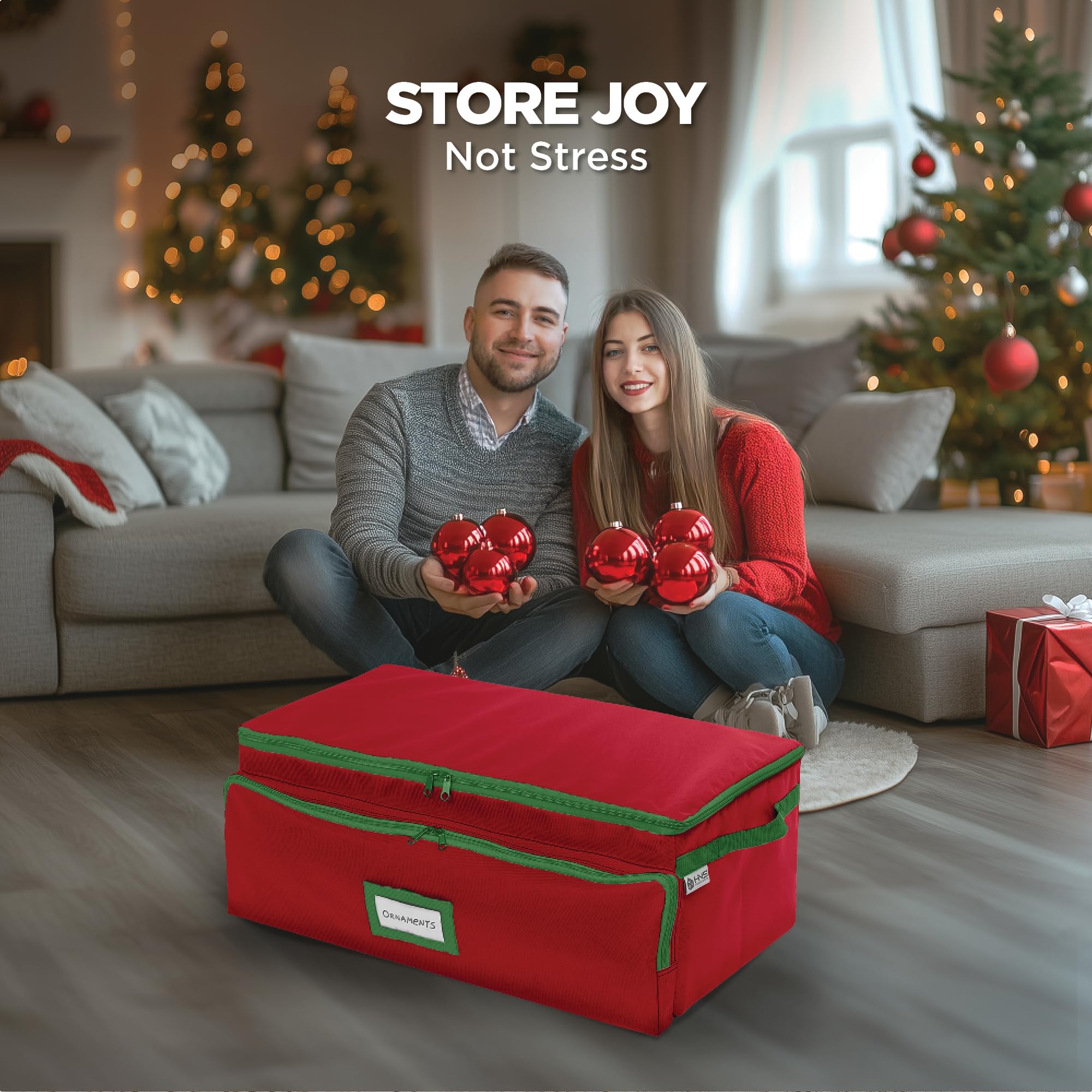 HOLDN’ STORAGE open top with three removable trays for easy unpacking