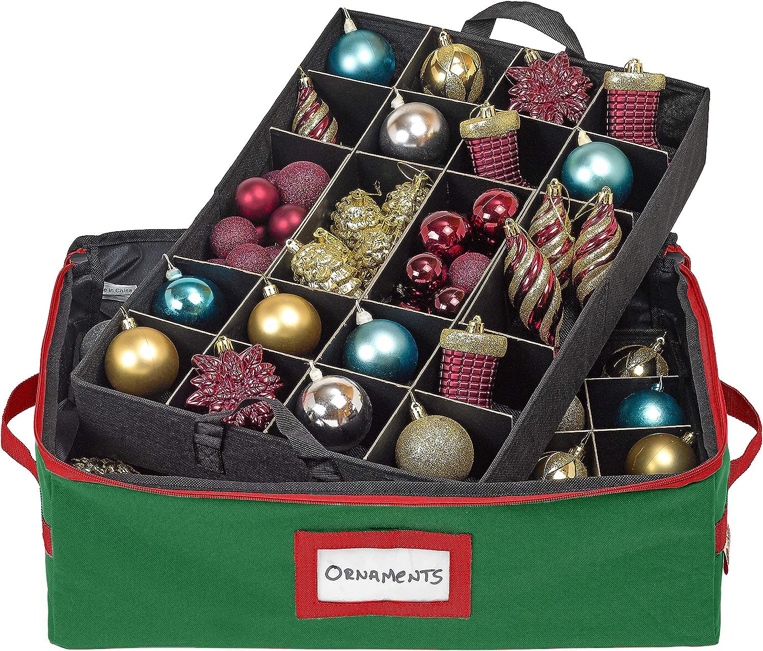 HOLDN’ STORAGE open top with two removable trays for easy access