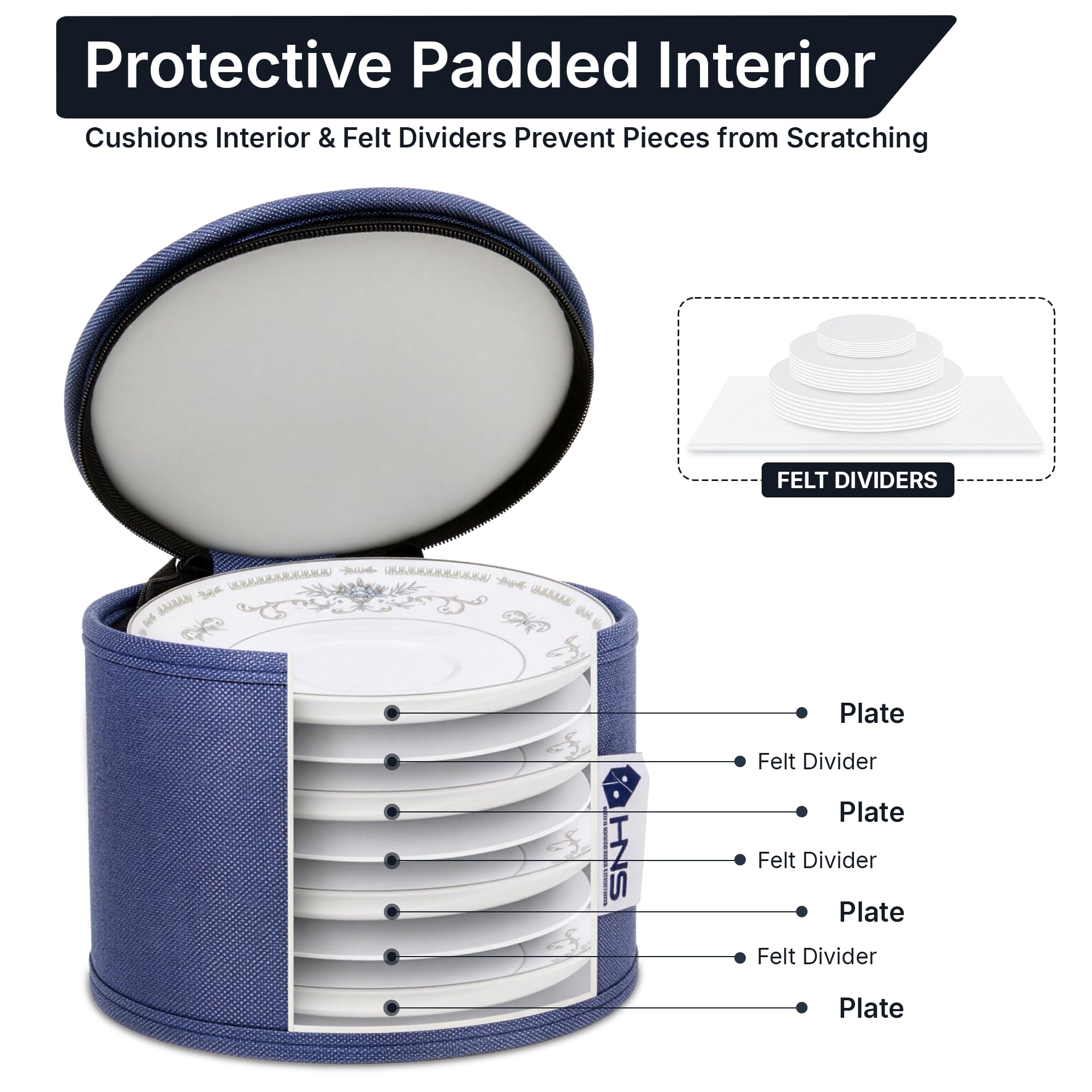 HOLDN’ STORAGE padded lining detail cushioning delicate pieces