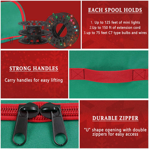HOLDN’ STORAGE reinforced handles shown for easy carrying and transport