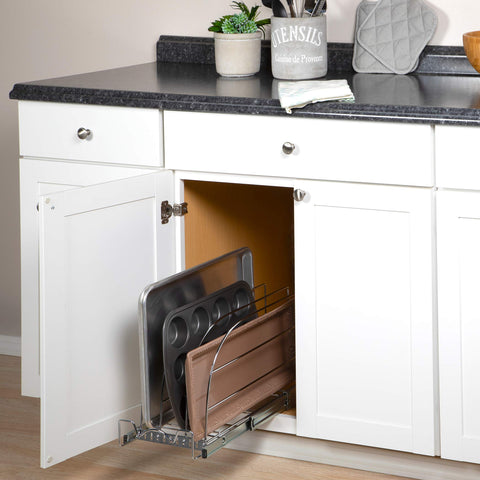 HOLDN’ STORAGE side profile displaying smooth slide rails for effortless pull-out action