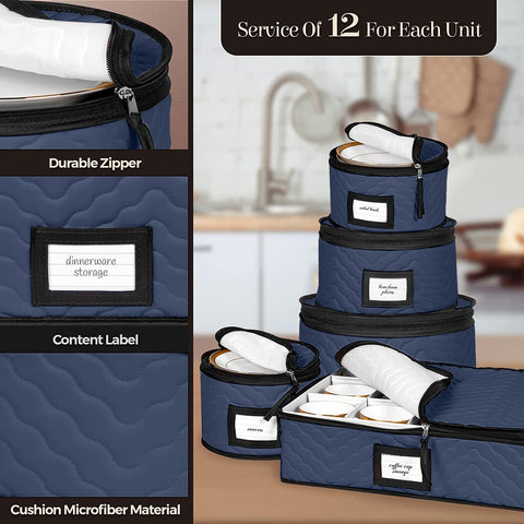 HOLDN’ STORAGE size comparison demonstrating which plates fit each case