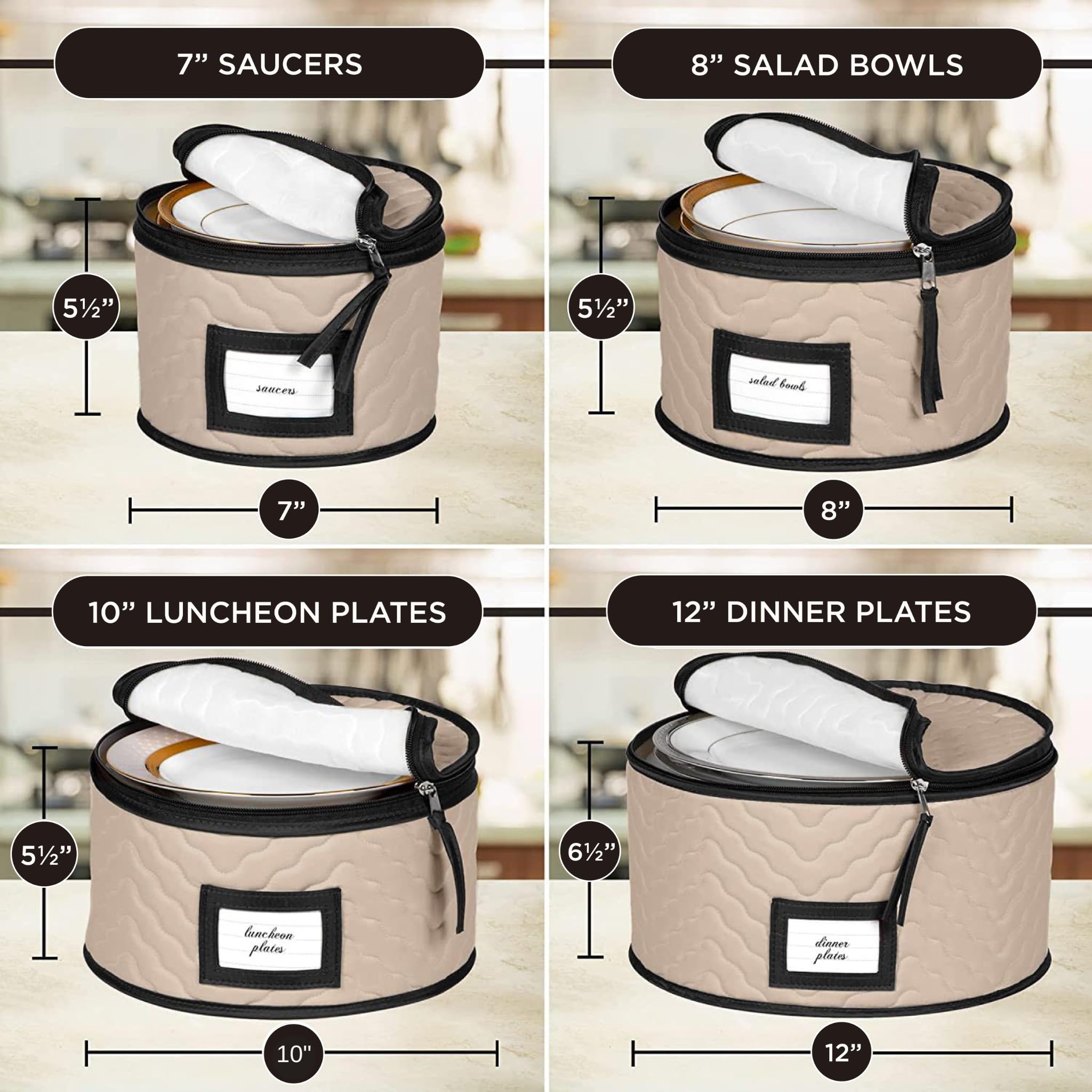 HOLDN’ STORAGE internal dividers holding stemware safely during moves
