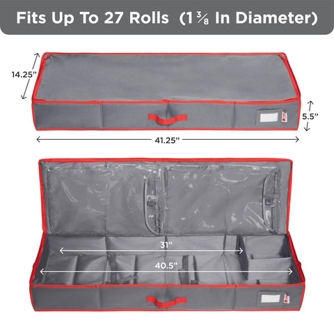 HOLDN’ STORAGE straps detail with hand illustrating comfortable carrying benefit