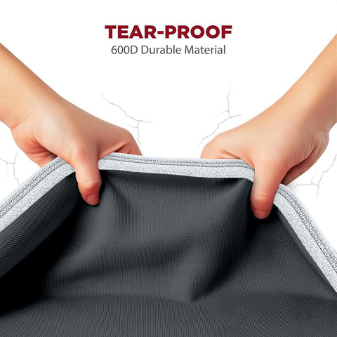 HOLDN’ STORAGE 600D fabric close-up illustrating tear-resistant durability