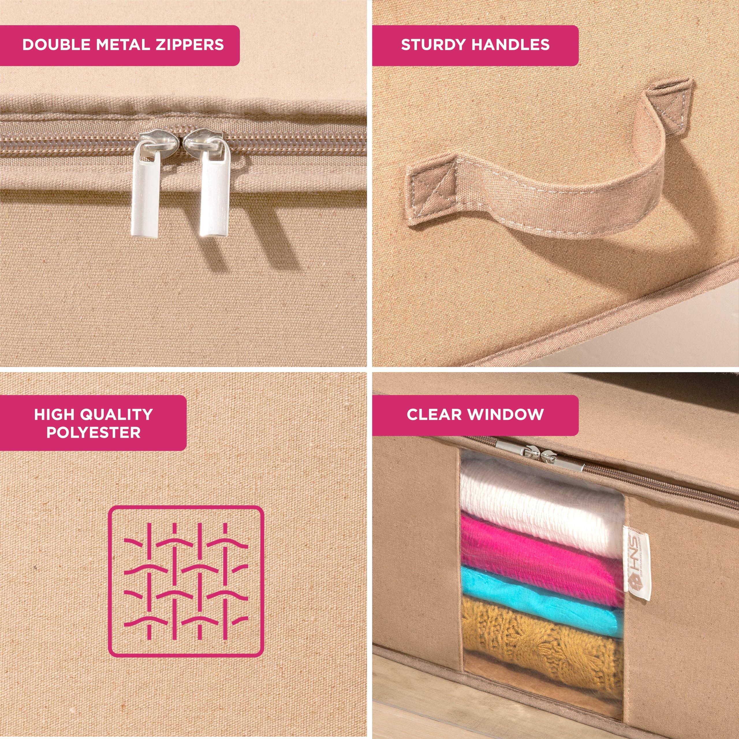 HOLDN’ STORAGE under-bed placement demonstrating space-saving benefit
