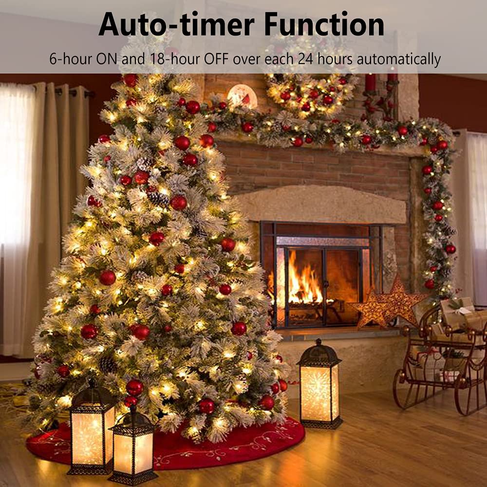 HoliDecor comparison showing 36ft length and 10cm spacing for wide coverage