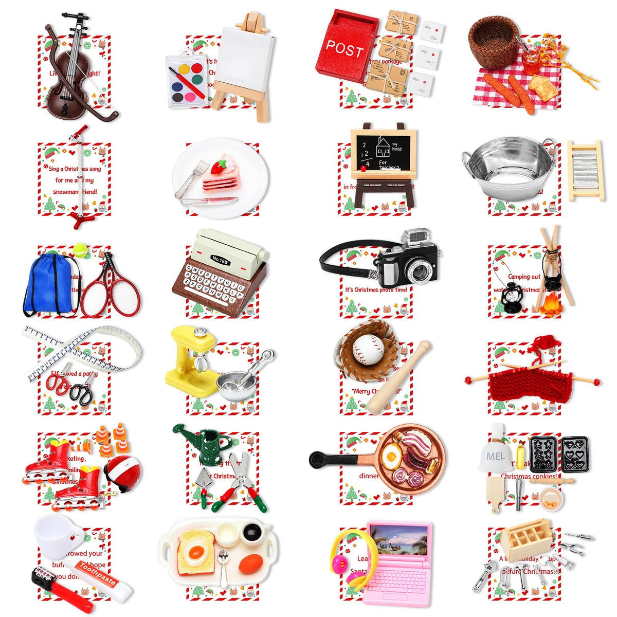 Hollowfly front packaging showing boxed 24-day calendar and numbered doors, ideal for gifting