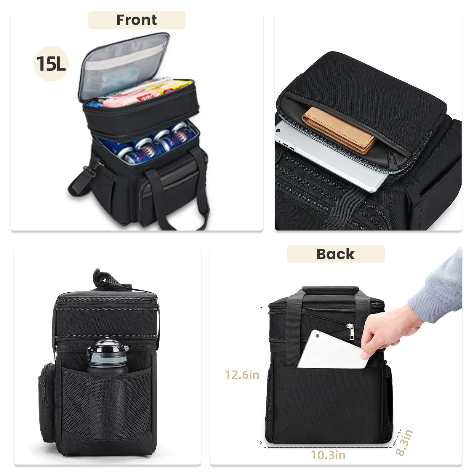 holuxer in picnic setting with food and drink showing versatile outdoor use benefit portable meals