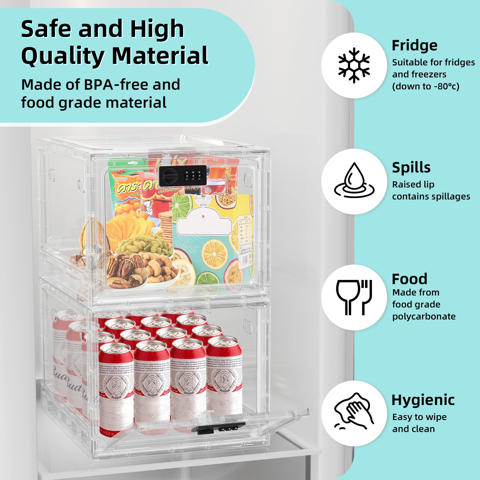 HOLYHY in fridge with medicine highlights cold storage suitability