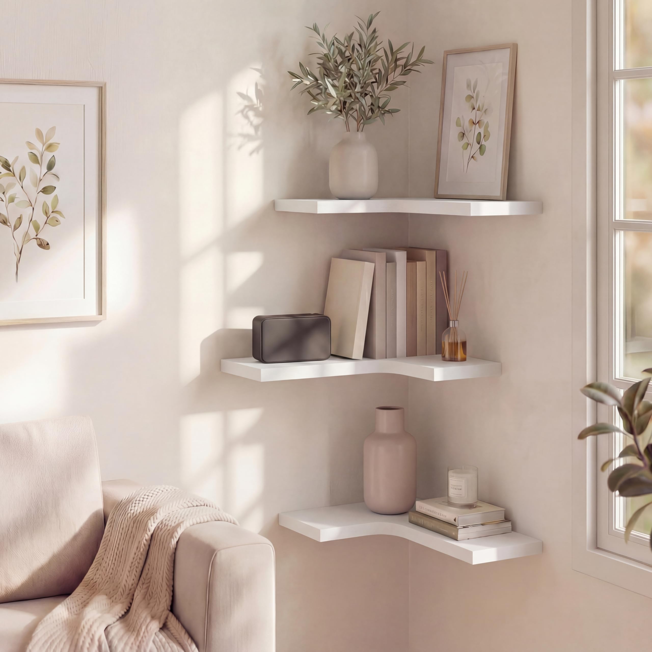 Homagle close-up of shelf edge and wood texture highlighting durability and refined finish