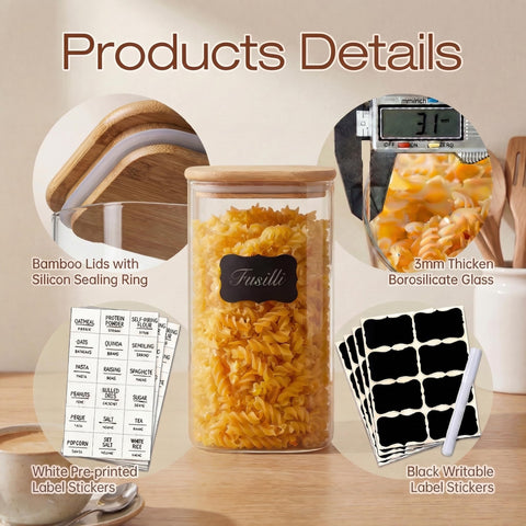 HomArtist glass edge detail highlighting thick borosilicate durability benefit