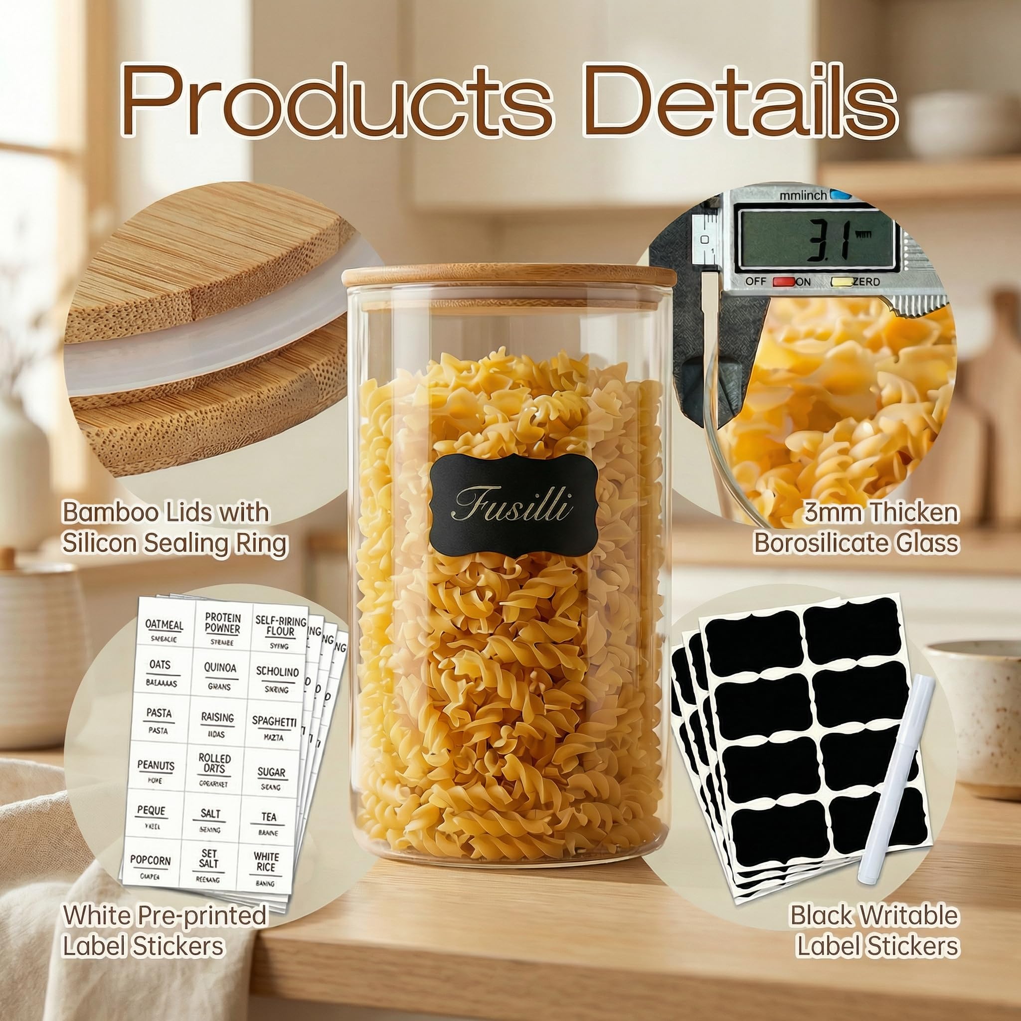 HomArtist close-up of borosilicate glass thickness highlighting durability and clarity