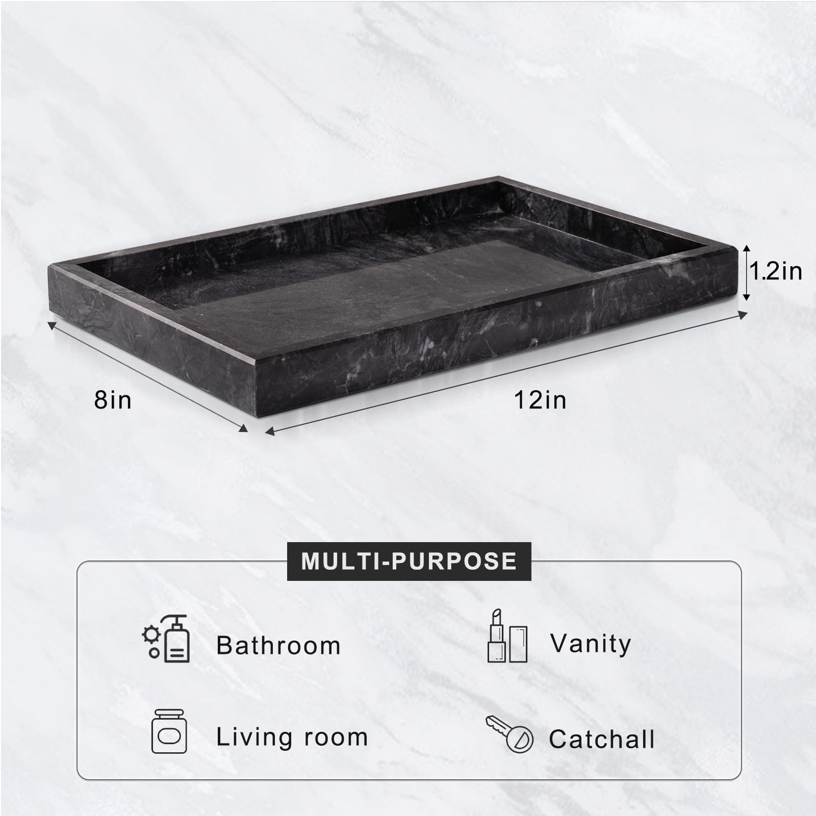 Homaura tray holding jewelry that keeps accessories organized and visible