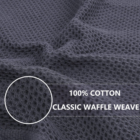 Homaxy close-up of waffle weave texture showing absorbent honeycomb detail