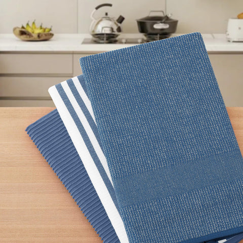 Homaxy lifestyle kitchen hanging navy towels adding organized look
