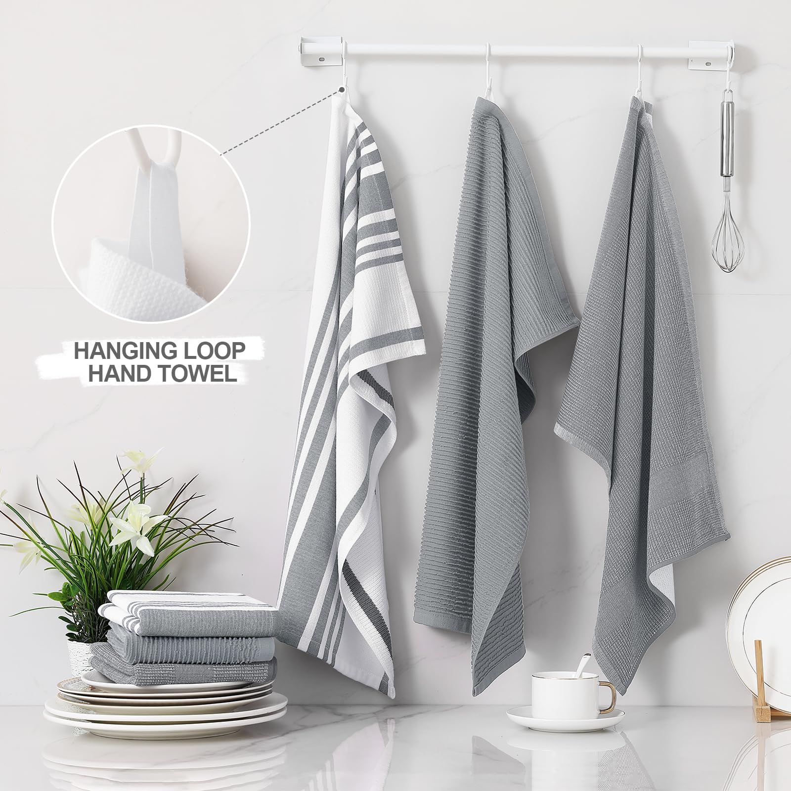 Homaxy ribbed weave detail, durable structure for fast drying