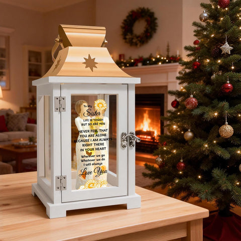 Homazing lantern held in hand showing scale and compact size ideal for small spaces