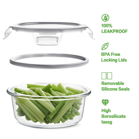 HOMBERKING close-up of snap-lock lid and silicone seal for leak prevention