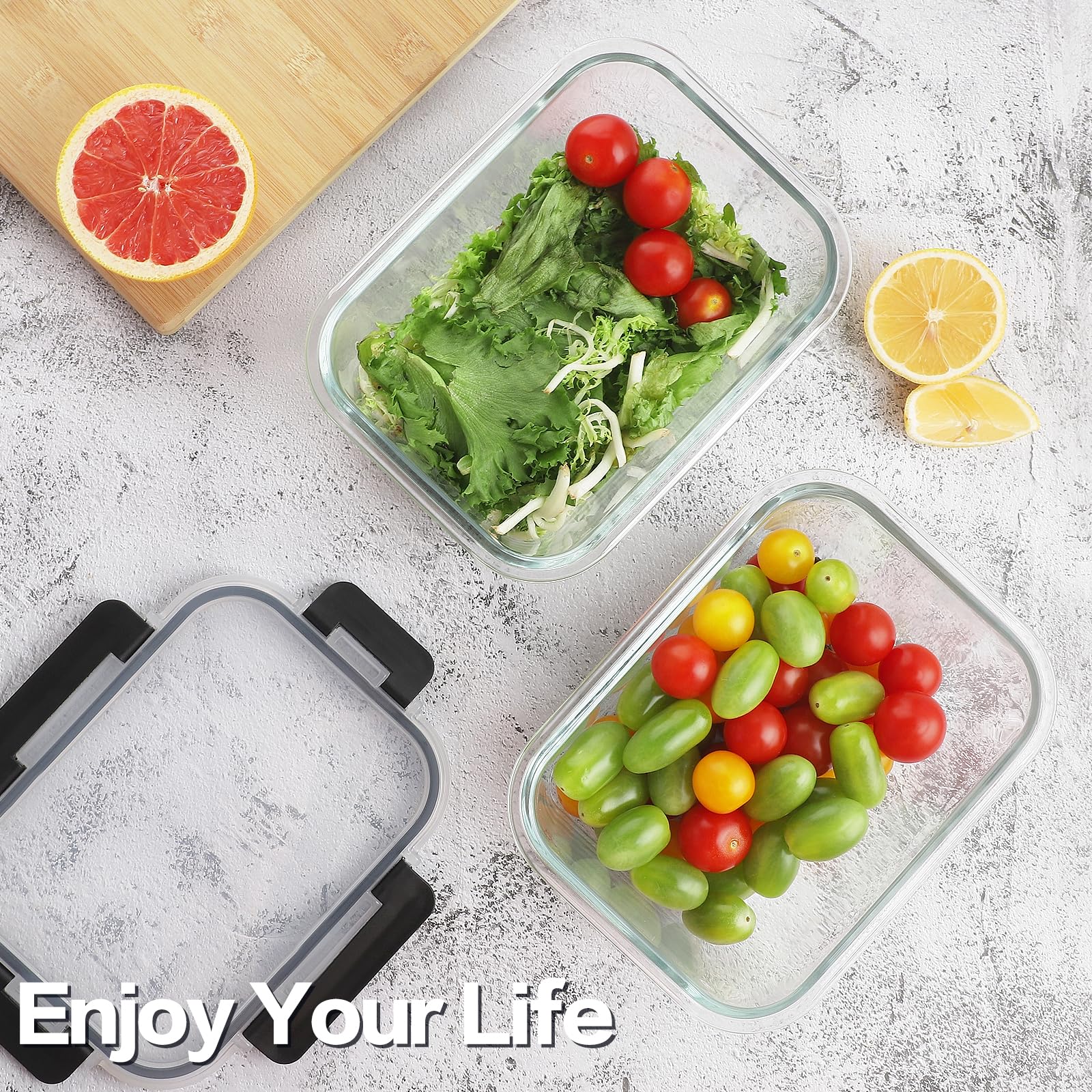 HOMBERKING packed lunch in bag showing secure lids and travel-ready freshness