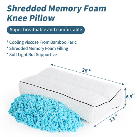 HOMBYS close-up of shredded memory foam filling for adaptive comfort
