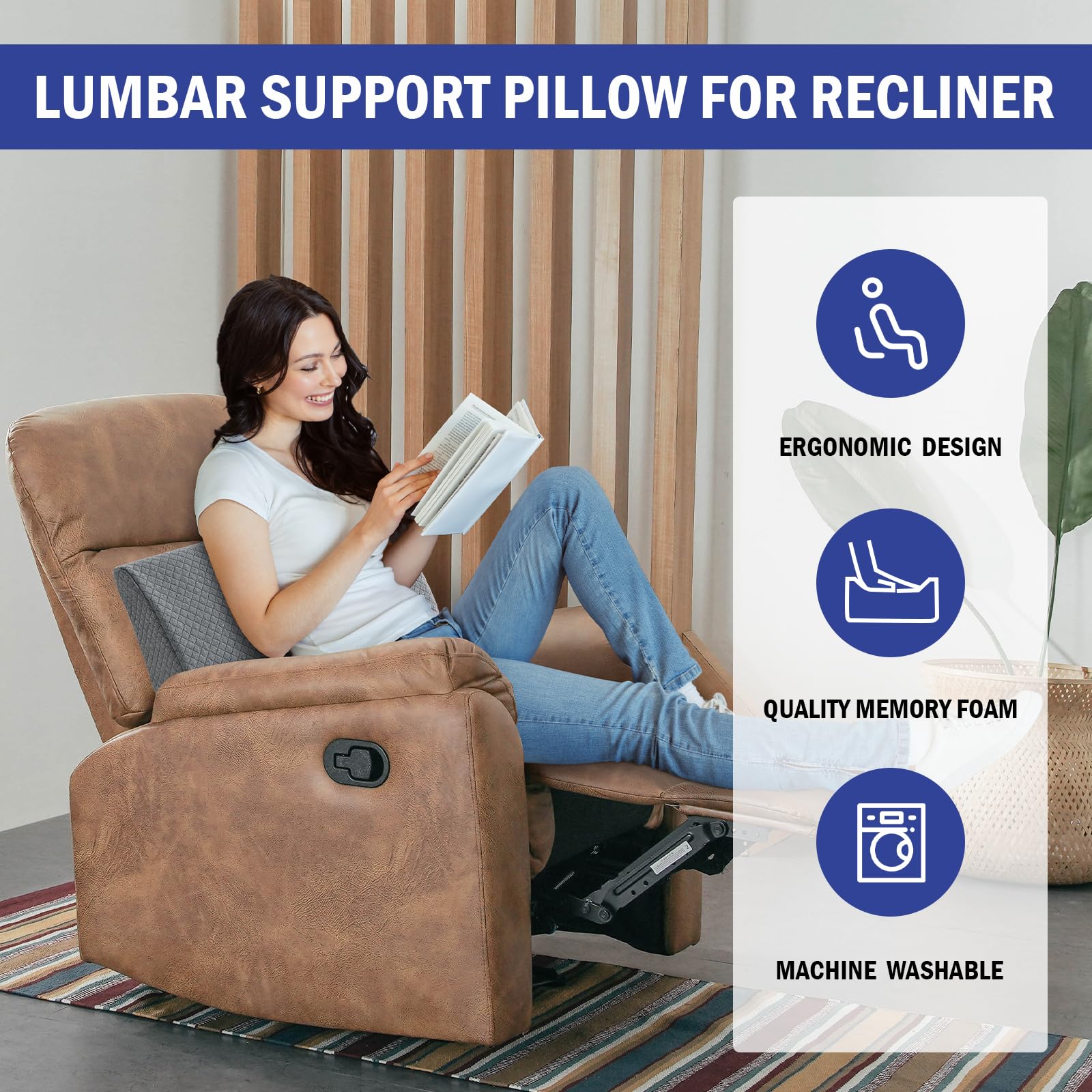 HOMBYS memory foam cutaway illustrating dense supportive layers