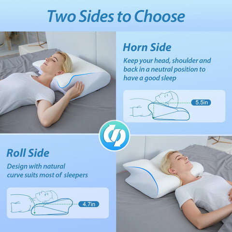 HOMCA armrest and ear cutout showing pressure relief for arms and ears