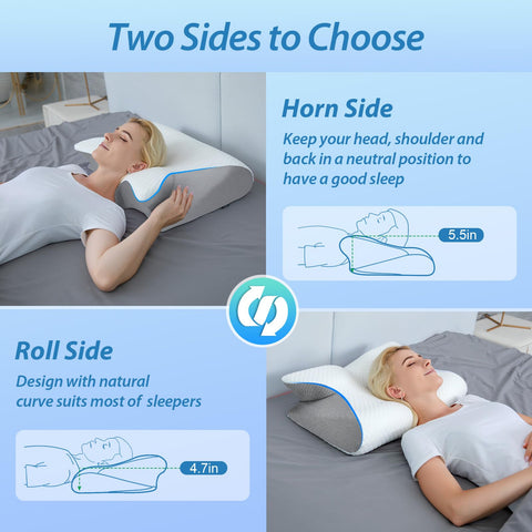 HOMCA breathable cover with 3D holes improving airflow and cool sleep