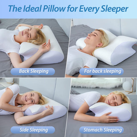 HOMCA breathable cover with 3D holes promoting airflow and cooler sleep