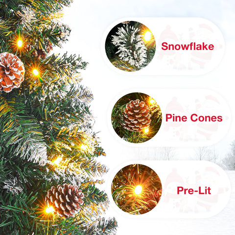 Homde tree staged in living room for space-saving festive atmosphere benefit