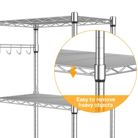Homdox in garage holding tools showing heavy-duty storage and durability benefit